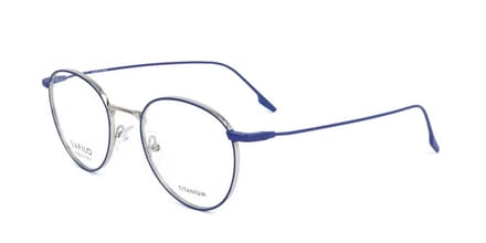 Safilo LINEA T 09 Matte blue palladium 51/21/145 MAN Brilmonturen