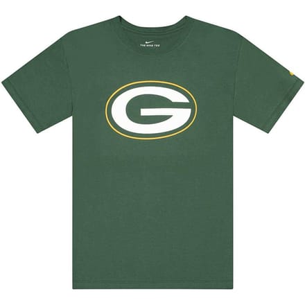 Nike NFL groente Bay Packers Logo T-shirt Groen Kn1993ee7tclh