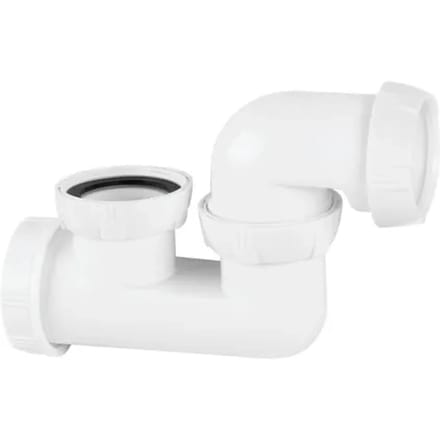 Wirquin Oriënteerbare Badsifon Ø40mm Wit
