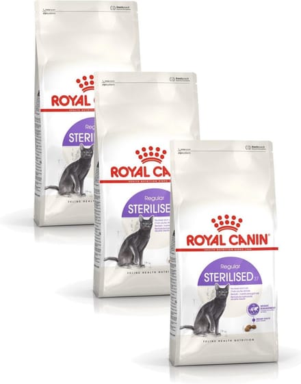 Royal Canin Sterilised - Kattenvoer Brokjes - 3 x 2 kg