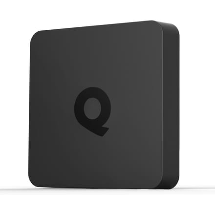 Q1 Android TV 10.0 Smart TV Box UHD 4K Mediaspeler Allwinner H313 Quad-core H.265 2.4G&5G WiFi EU Plug 16G zwart
