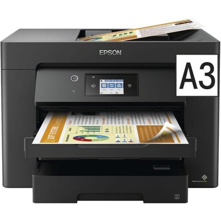 Multifunctionele printer - EPSON - WorkForce WF-7830DTW - Wi-Fi - Inkjet (kleur) - zwart