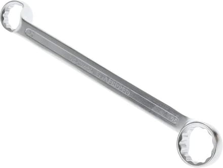 Dubbele ringsleutel SW 24 x 30 mm - L 342 mm - chroom-vanadium-staal - zilver
