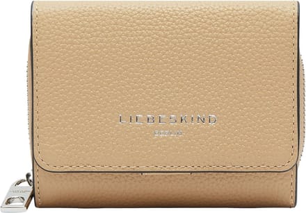 LIEBESKIND BERLIN Portemonnee Paris 4 Small Pebble Pablita Wallet Beige Lichtbruin