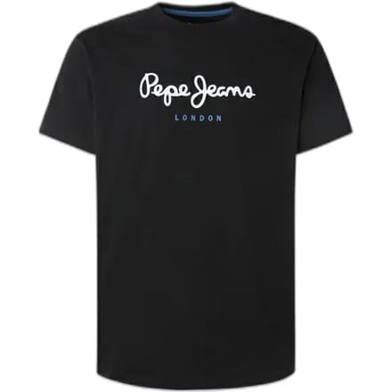 Crew Neck Short Sleeve Tee - Black T-Shirts