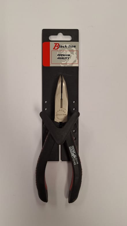 Radiotang gebogen Black Lion 160 mm