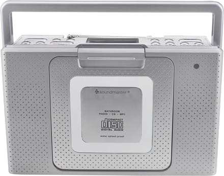Soundmaster BCD480 - Spatwaterdichte badkamer-/keukenradio met CD en klok