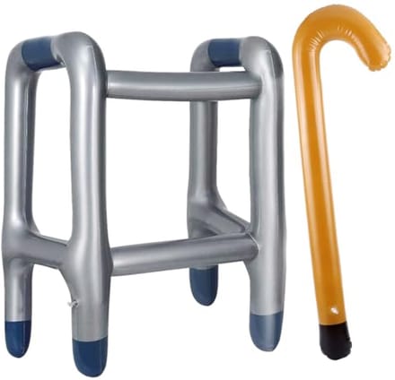 Opblaasbare loophulp en wandelstok voor carnaval en cosplay