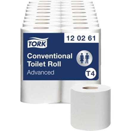 Toiletpapier Tork T4 Advanced 2-laags 493 vel wit 120261