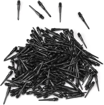 Set van 200 Zachte Dart Flights met Plastic Tips, Interchangeable en Geschikt voor Competitie en Vermaak