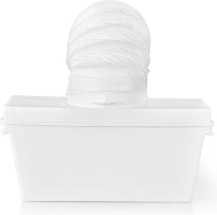 Nedis Condensopvangbak - Geschikt voor: Wasdrogers - 5 l - 1.50 m - 105 mm - Wit