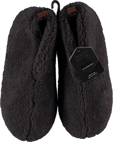 Apollo Teddy Sloffen Antraciet Maat 37/38