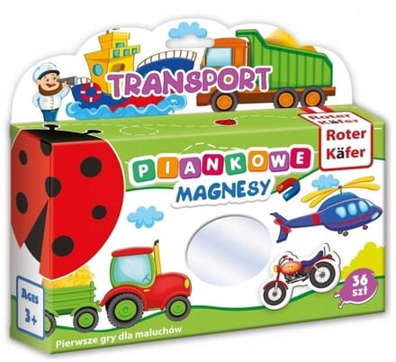 Roter Kafer Schuim Magneten Transport - Educatief Speelgoed voor Kinderen