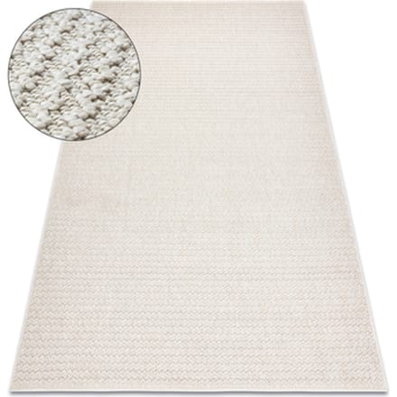 Kleden Rugsx Tapijt JERSEY 19236 crème - structureel, lus 80x150 cm