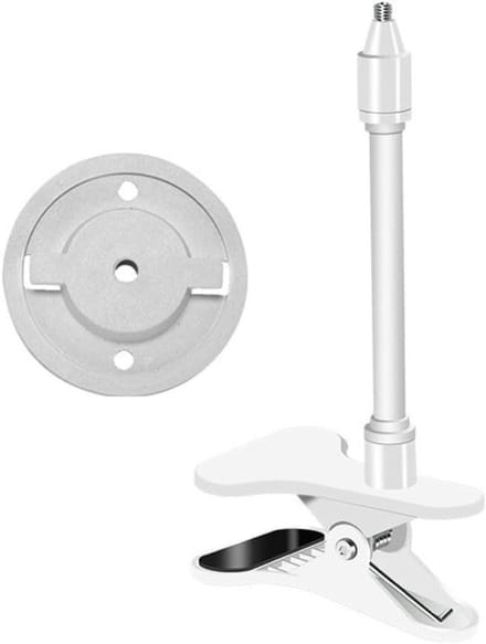 Klembevestiging Camera - Flexibele Houder - Veilige Positionering - Schadevrij Montage - 18 cm - Wit