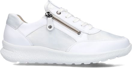 Hartjes Rap Sneakers - Leer - Dames - Wit - Maat 42