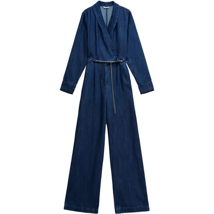 Wide Leg Jumpsuit Dames Salsa Jeans Lightdenim