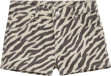 WE Fashion Meisjes denim short met print