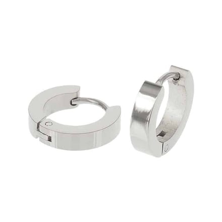 Kalli edelstalen Oorbel 1814 Zilver 13mm