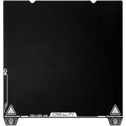 Creality Epoxy Hars Bouwplaat Dubbelzijdig Printplatform 235 * 235mm Ultrahoge Hechting Gemakkelijk zwart