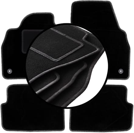 Complete set veloursmatten voor: Audi A1 II (GB) hatchback (2018-)