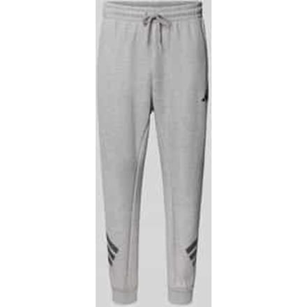 Sweatpants met elastische band en logo
