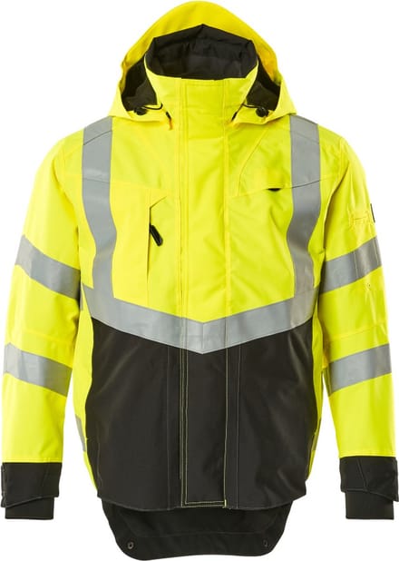 Mascot Safe Supreme Shell jas 15501-231 - Hi-Vis geel/zwart - M