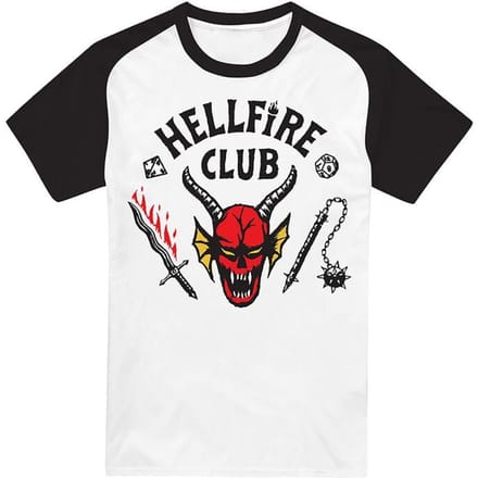 Stranger Things T-shirt - Hellfire Club - S tot XXL - voor Mannen - meerkleurig