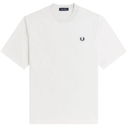 T-shirt Korte Mouw Fred Perry Back Print Text T-Shirt