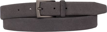 Presly & Sun Heren - Leren riem - Grijs - 90cm