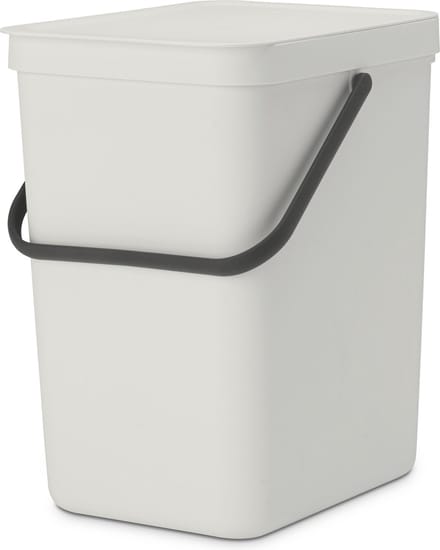 Brabantia Sort & Go Prullenbak - 25 liter - Light Grey