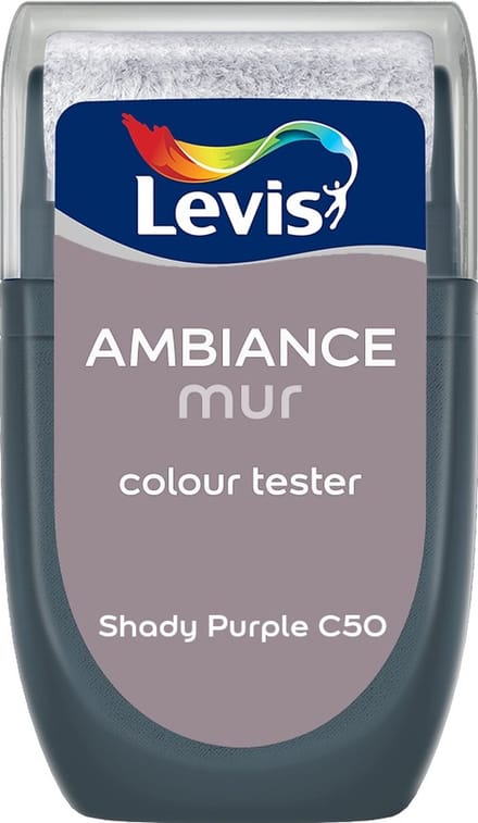 Levis - Muurverf Kleurtester Mat Mix - Shady Purple C50 - Mengverf - 30 Ml