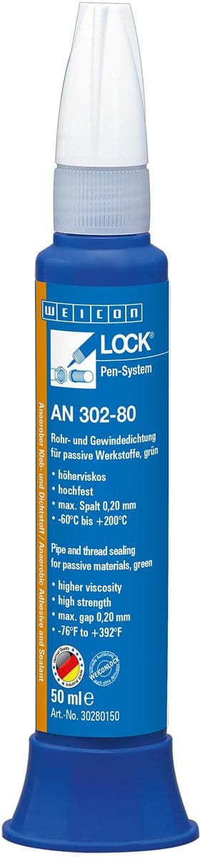 WEICON AN 302-80 – Anaerobe Lijm 50 ml Pen-systeem – Vlamvertragend