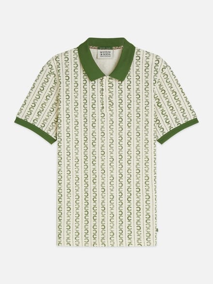 Scotch & Soda Microprinted Regularfit Polo