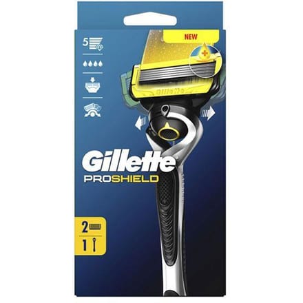 Scheermesjes Scheerapparaat GILLETTE FUSION PROSHIELD + 2 navullingen