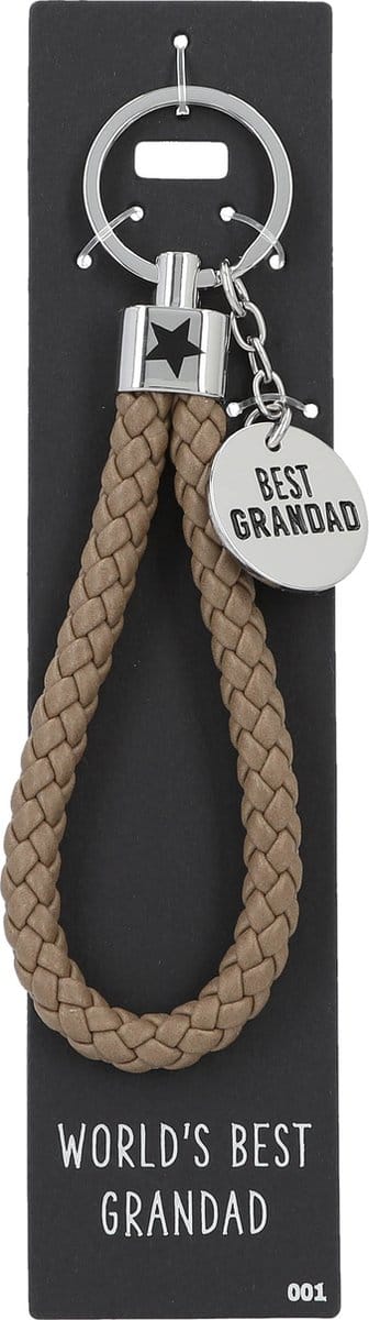 Depesche - Sleutelhanger "Do not forget me!" - motief 001 met de tekst "Best Grandad"