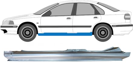 Volledige dorpel voor Volvo S40 V40 1995-2004 / Links