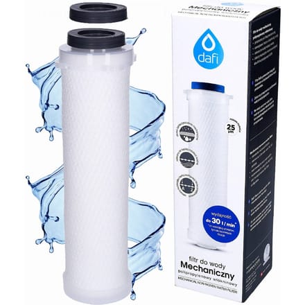 Dafi - Polypropyleen Filter - Waterfilter Patroon - Mechanische Filtratie - 25 Micron - 10 Inch