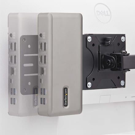 StarTech.com VESA Mounting Bracket for NUC/Thin Clients/Docking Stations mounting component - for thin client - black - Max - recommended for