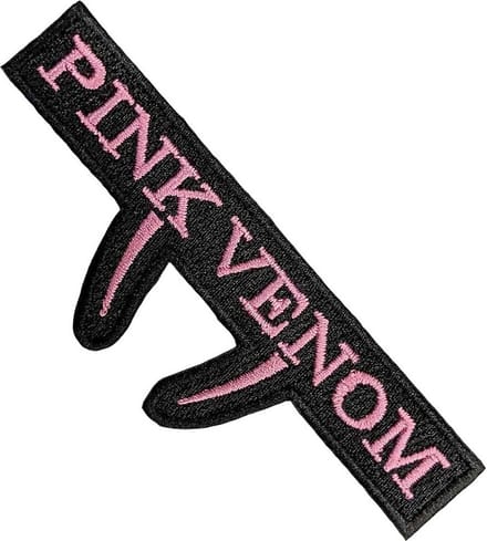 Blackpink - Pink Venom Patch - Zwart/Roze