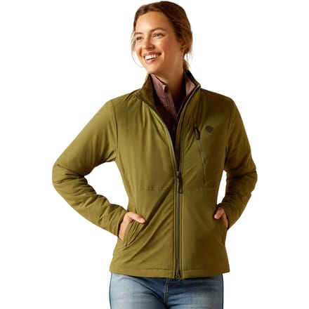 Dames isolerende ruitervest met volledig rits Ariat Rion StretchShell