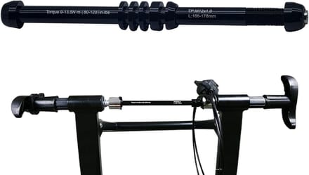 Fietstrainer Spies - Steekas Adapter - Indoor Fietsen - Verstelbare Breedte - 135-148mm - Zwart