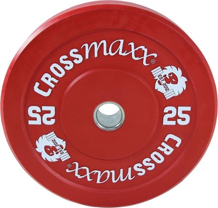 Lifemaxx Crossmaxx Bumper Plate - Halterschijf - 50 mm - 25 kg