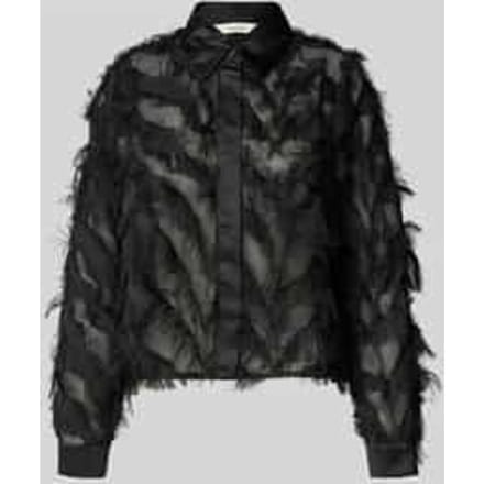 Overhemdblouse met knoopsluiting, model 'MYLINE'
