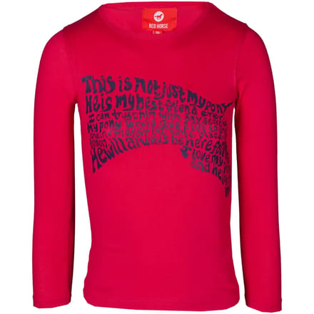 Kinder-T-shirt met lange mouwen Red Horse Winner