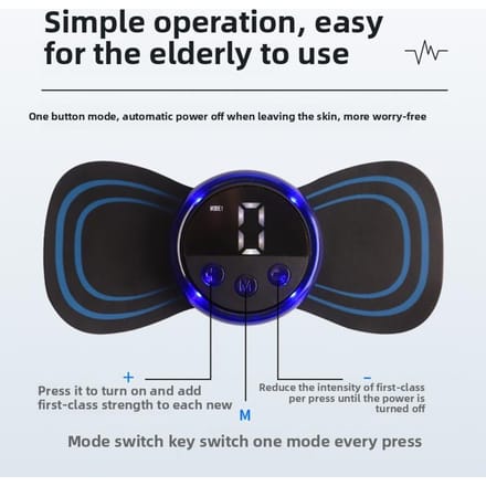 Slimme Cervicale Massage Patch, Multifunctionele Puls Taille Rug Zak Spierontspanning Massager Patch