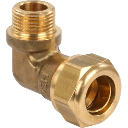 Vsh Fabrieken Compression elbow male mxc 3/8x15 s1212