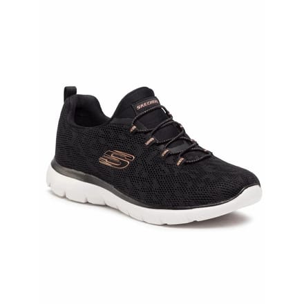 Skechers Summits 149037-BKRG, Vrouwen, Zwart, Sneakers, maat: 38,5