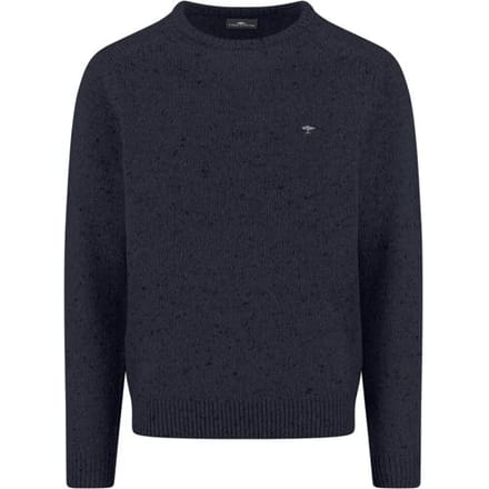 Fynch-Hatton Trui O-Neck Donegal Knit Navy / male