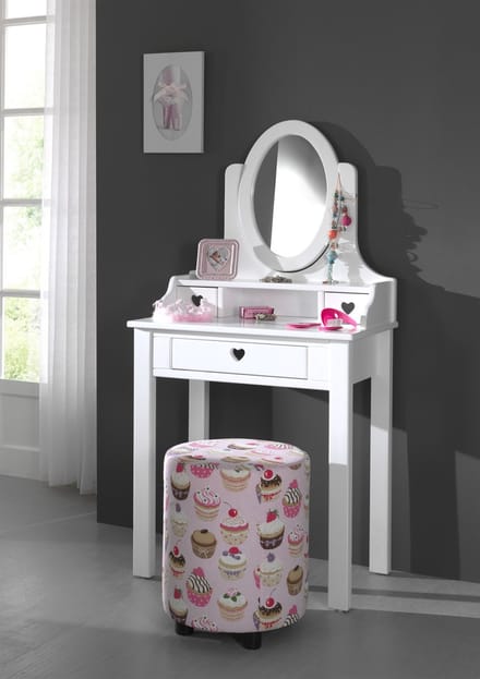 Vipack-Kinderkaptafel-Amori-met-spiegel-hout-wit